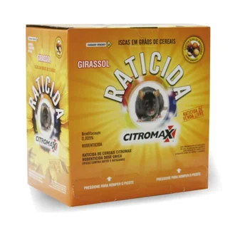 Raticida Isca de Girassol com Alta Atratividade 40x25g -