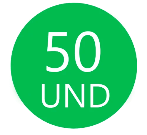 tag 50 unidades