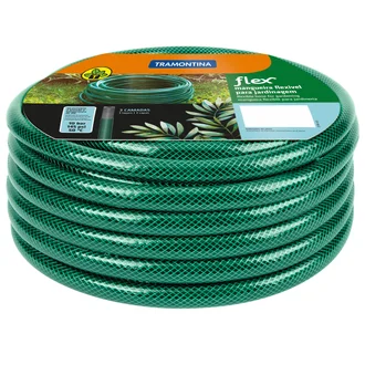Mangueira FLEX para Jardim VERDE Engates e Esguicho 1/2" 79172/100 Tramontina