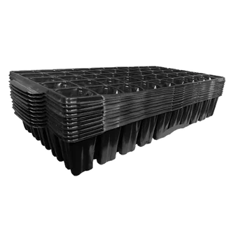 Kit Bandeja para Semeadura Preto Nutriplan 50 Células Quadrada 2854 PP
