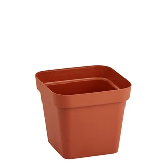 Vaso Quadrado de Plastico  Floratta  N 15 1,9L cor 