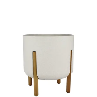 Vaso De Polietileno Cilindrico Decore 33 Com Pézinho Japi