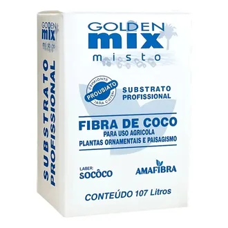 Substrato Golden Mix 98 Fibra de Coco Amafibra 
